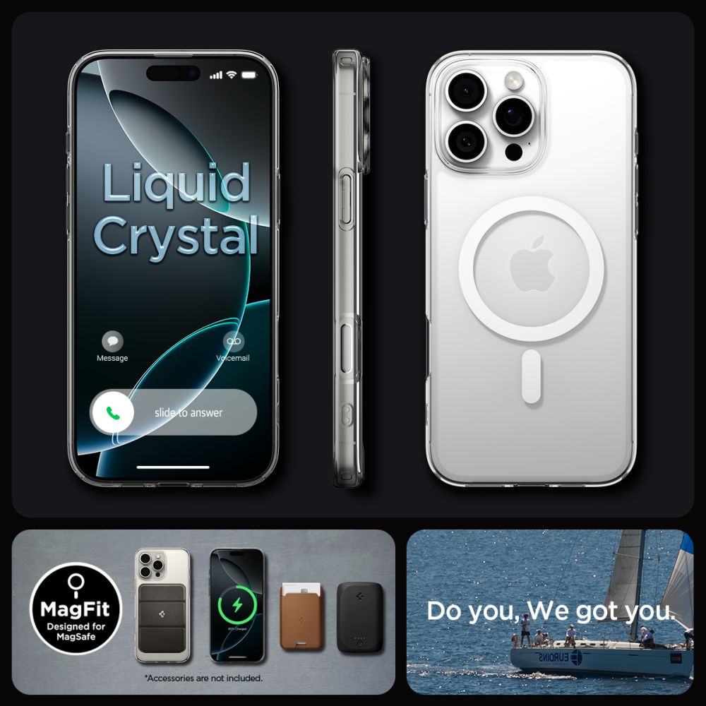 Spigen Liquid Crystal Magsafe Iphone 16 Pro Clear