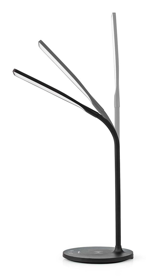 Nedis LED sort skrivebordslampe