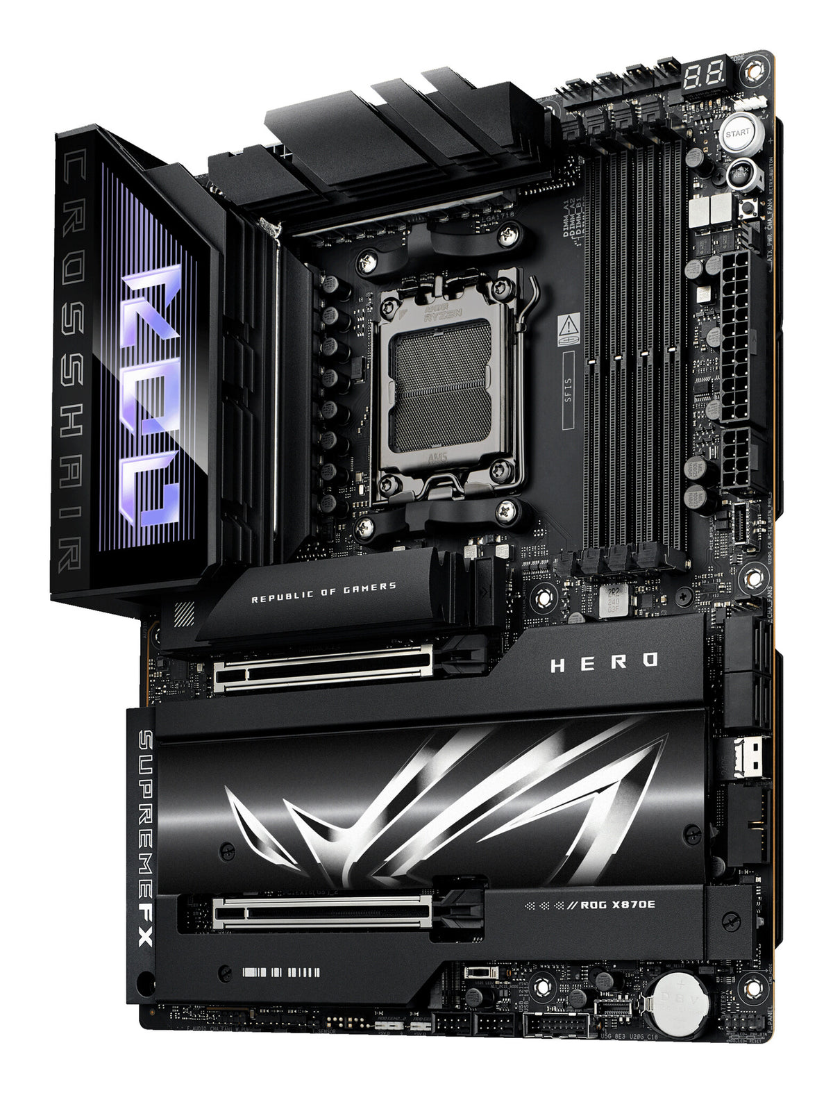 ASUS ROG CROSSHAIR X870E HERO AMD X870E Socket AM5 ATX