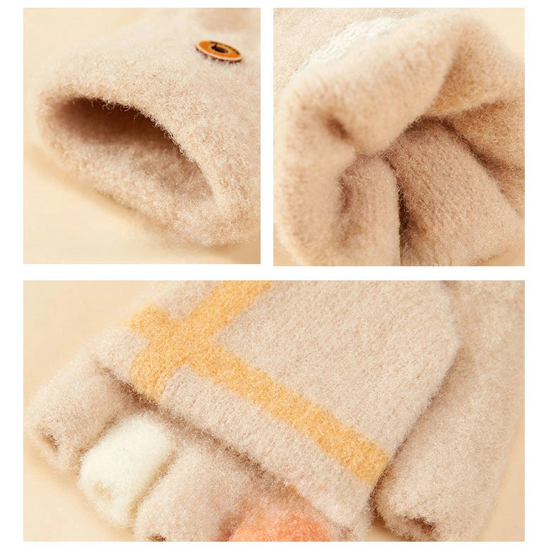 Vintertelefonhandsker til kvinder/børn - blå