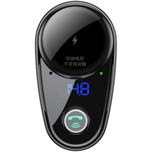 Baseus S-06 Bluetooth/USB bil FM-sender (Overseas Edition) - sort
