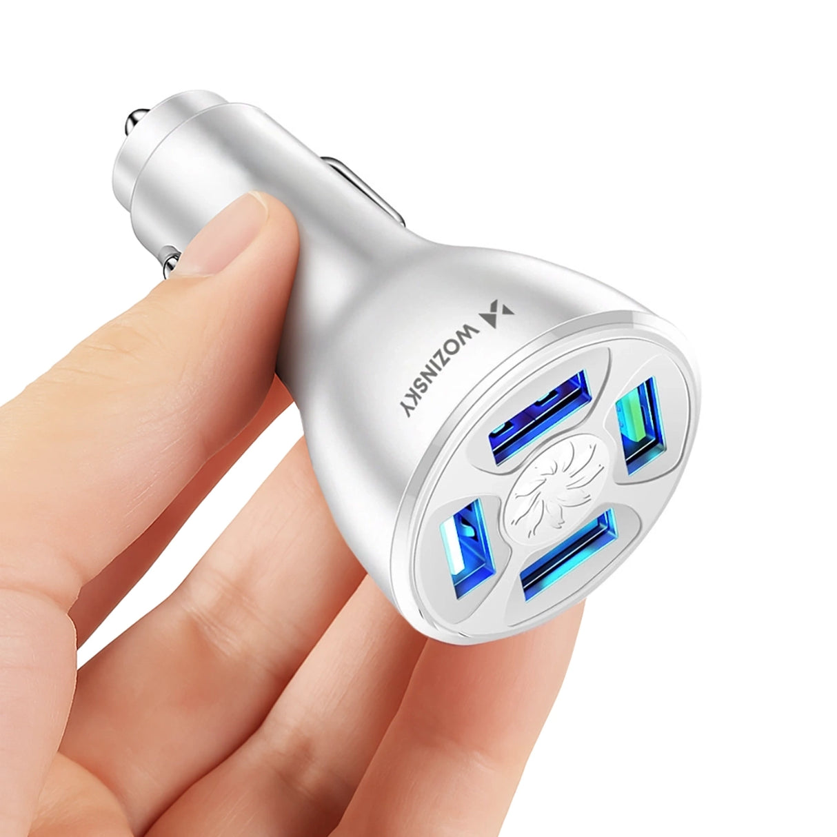 Wozinsky WCCAW 50W 4x USB-A QC biloplader - hvid