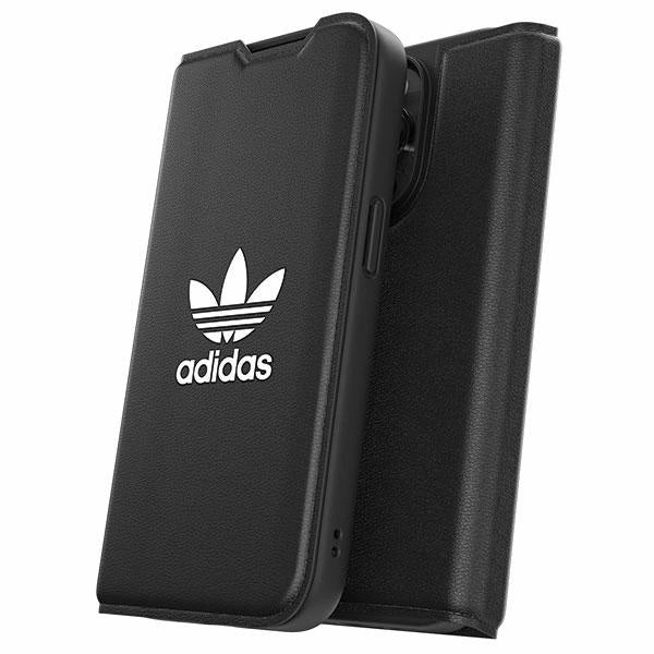 Adidas OR Booklet Case BASIC iPhone 14 Pro 6.1" black/black white 50182