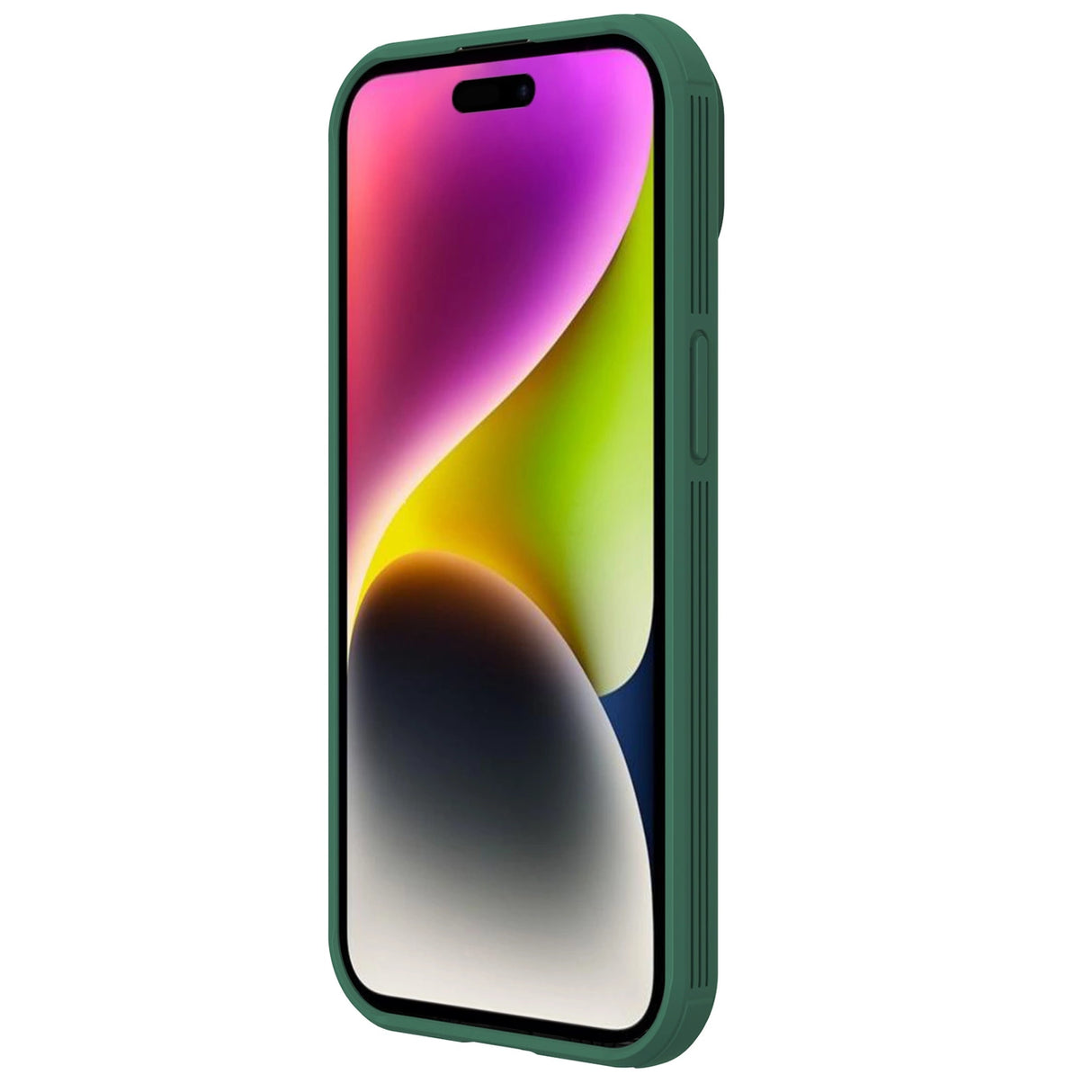 Nillkin CamShield Pro Magnetisk Case til iPhone 15 Plus med Kamerabeskytter - Grøn