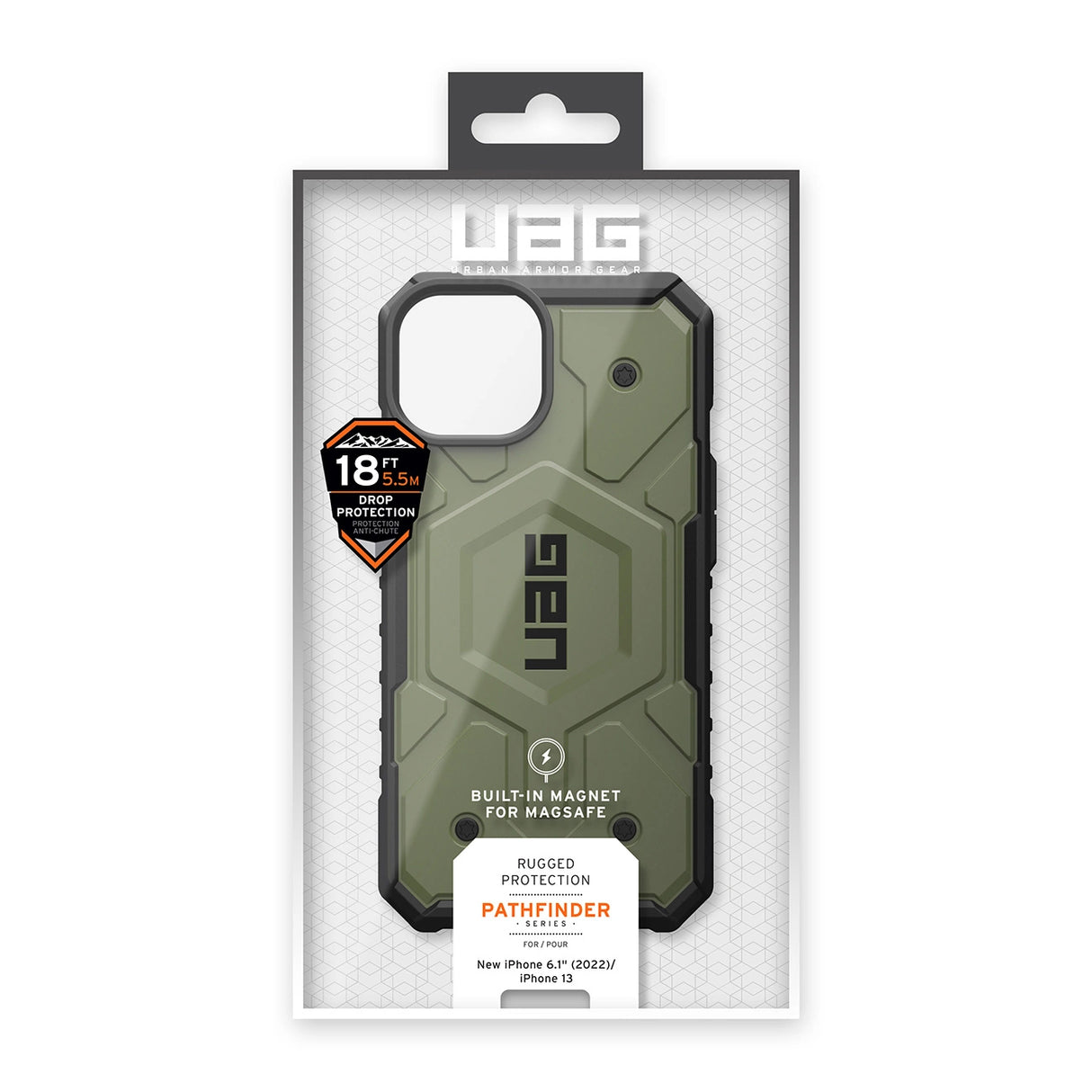 UAG Pathfinder MagSafe-hylster til iPhone 14 Plus - grønt