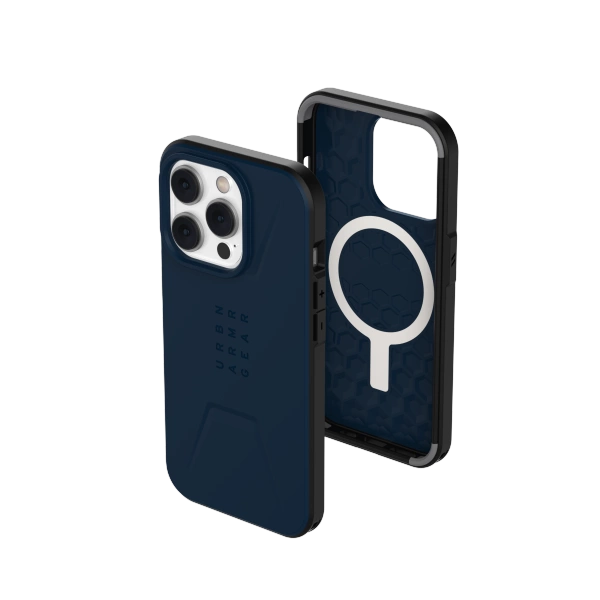 UAG Civilian MagSafe case til iPhone 14 Pro - mørkblå