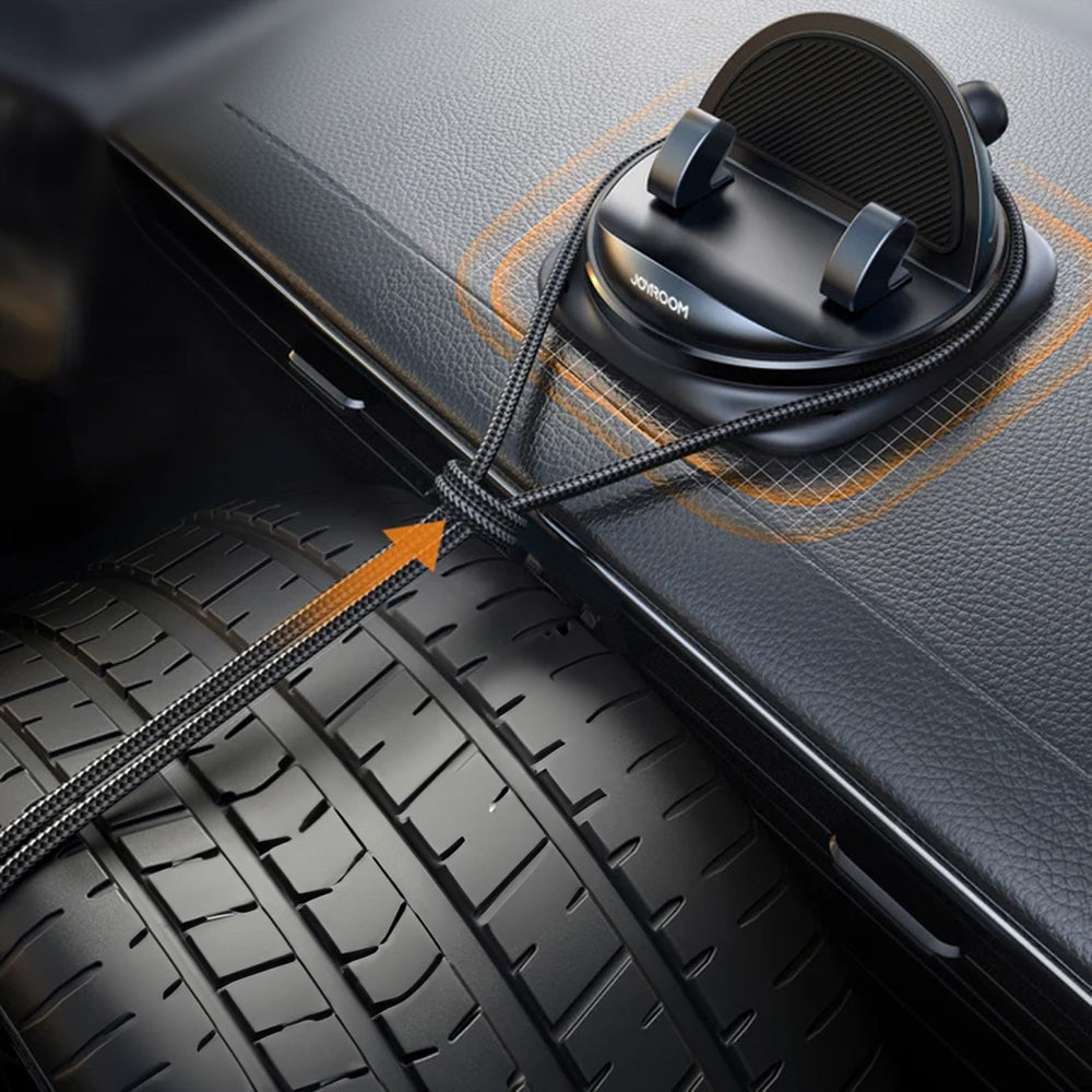 Joyroom JR-ZS354 telefonholder med sugekop til bil, kontor, hjem - sort