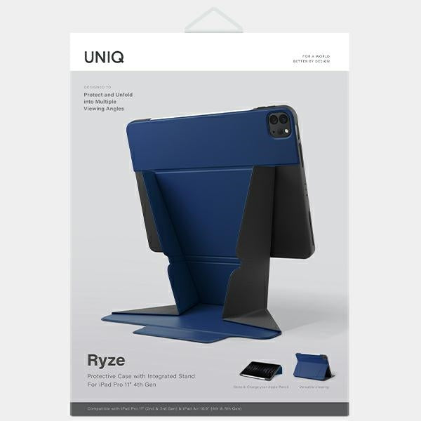 Uniq Ryze-foder for iPad Pro 11 (2021-2022) / Air 10.9" (2020-2022) - blå