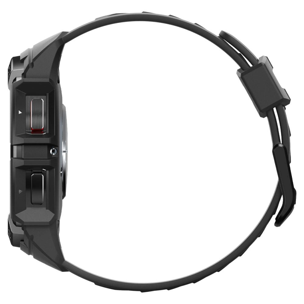Spigen Rugged Armor Pro Case med rem til Samsung Galaxy Watch 6 Classic (47 mm) - sort