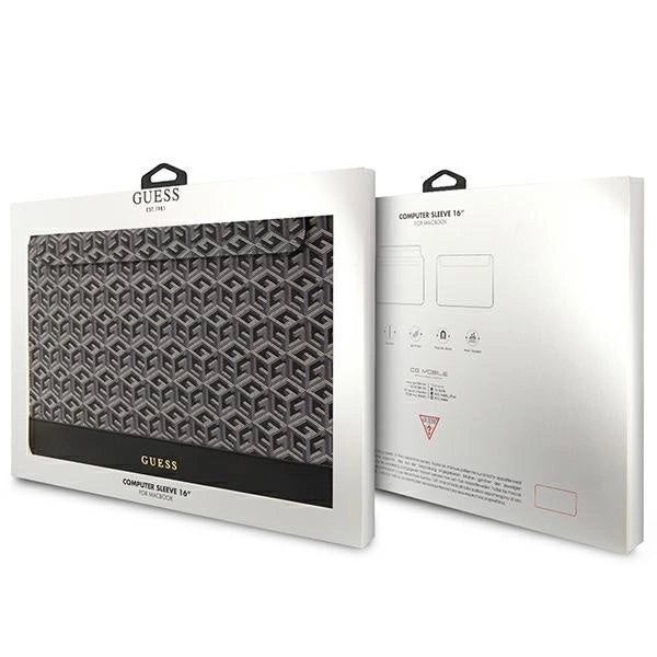 Guess GCube Stripes case for a 16" laptop - black