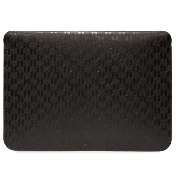 Karl Lagerfeld Saffiano Monogram Ikonik case for a 14" laptop - black