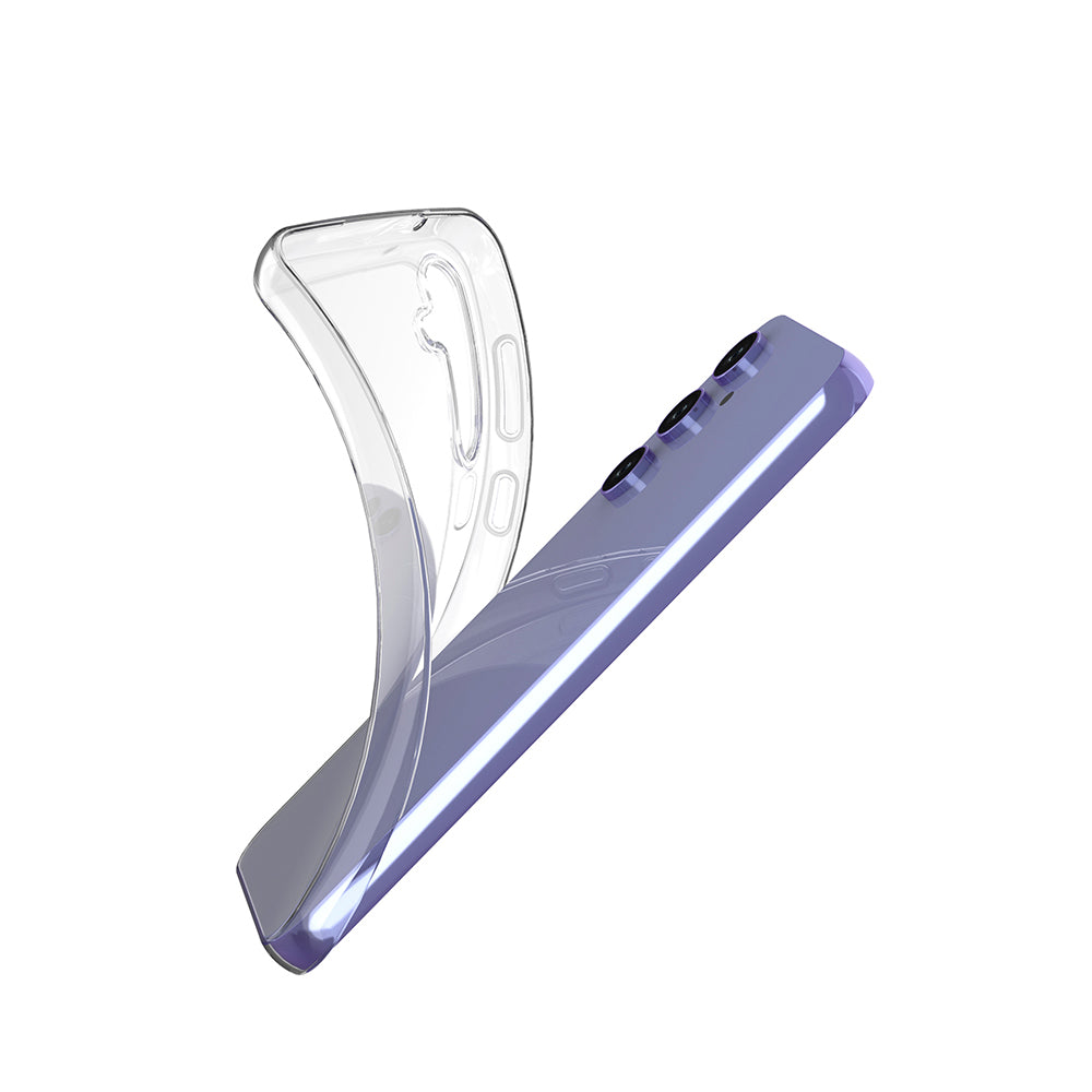 Ultra Clear silikonhylster til S23 FE, gennemsigtigt