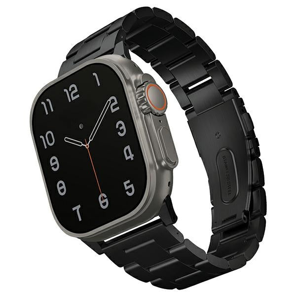 Uniq Osta rustfrit stål rem til Apple Watch 1/2/3/4/5/6/7/8/SE/SE2/Ultra 42/44/45/49 mm - sort