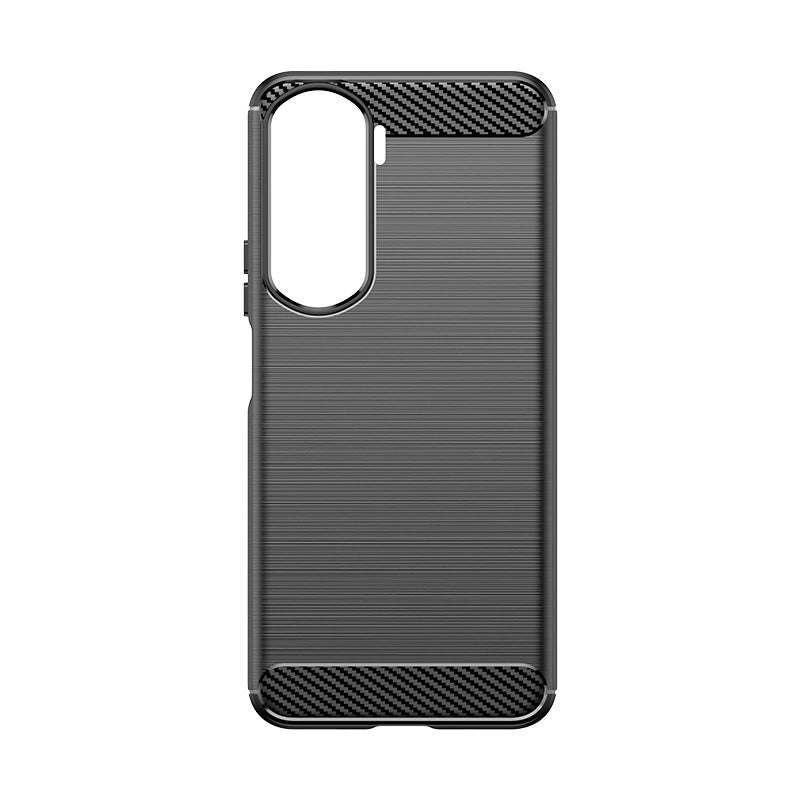 Carbon Case silikonhylster til Honor 90 Lite - sort