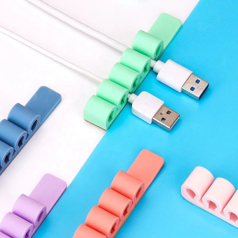 Kontororganisator af silikone - lyserød