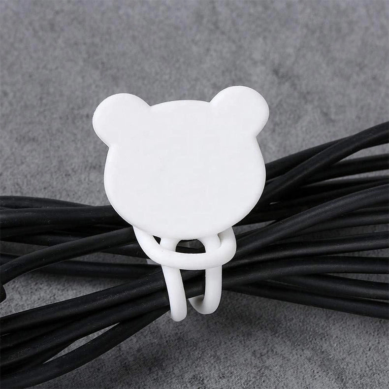 Silicone cable reel - brown