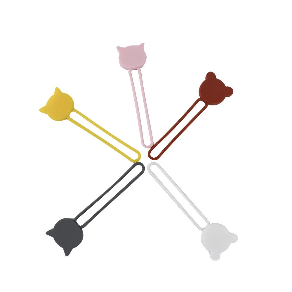 Silicone-kabelsving - gul