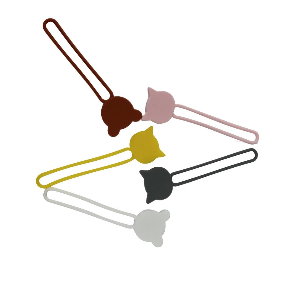 Silicone-kabelsving - hvid