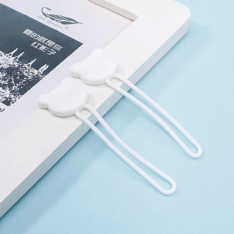 Silicone-kabelsving - hvid