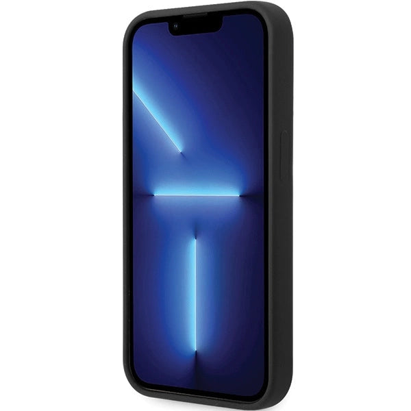 BMW BMHMP14XSILBK2 fodtøj til iPhone 14 Pro Max 6.7" - sort Signature Liquid Silicone MagSafe