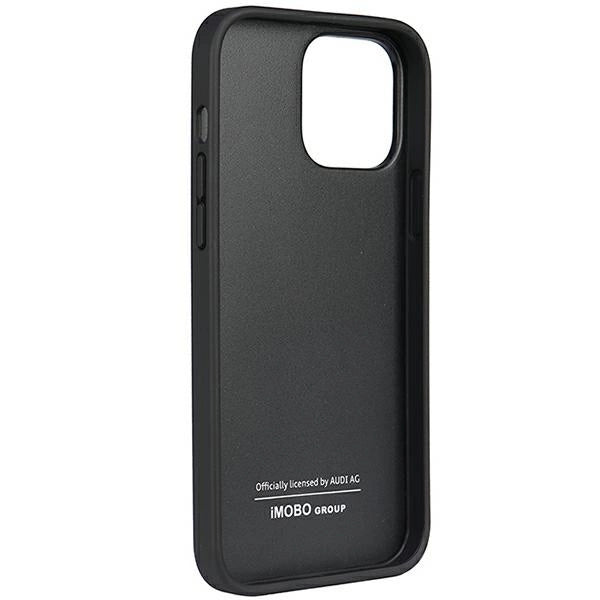 Audi Genuine Leather iPhone 13 Pro / 13 6.1" black/black hardcase AU-TPUPCIP13P-Q8/D1-BK