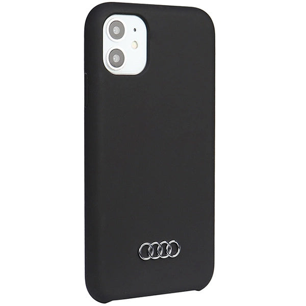 Audi Silicone Case iPhone 12/12 Pro 6.1" black/black hardcase AU-LSRIP12P-Q3/D1-BK