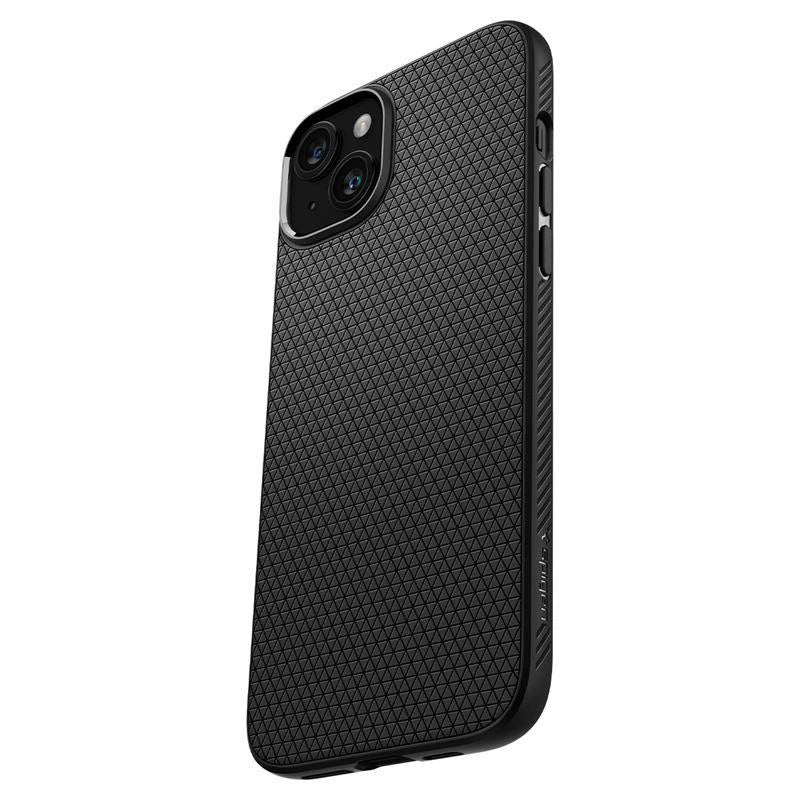 Spigen Liquid Air Case til iPhone 15 Plus - Matte sort