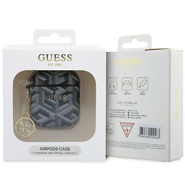 Guess GUA2PGCE4CK case for AirPods 1/2 - black GCube Charm
