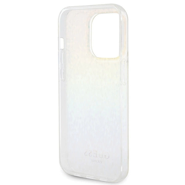 Guess IML Faceted Mirror Disco Iridescent case for iPhone 15 Pro - multicolored