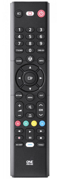 One For All TV Replacement Remotes URC1310 fjernbetjening IR trådløs Tryk på knapper