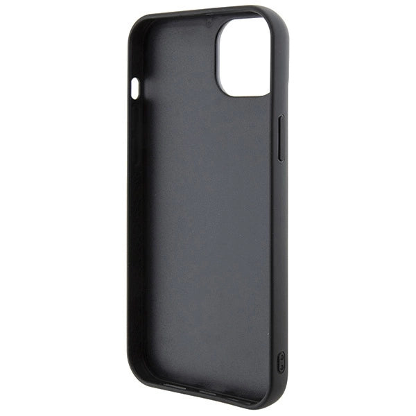 Karl Lagerfeld 3D Rubber Multi Logo case for iPhone 15 Plus - black