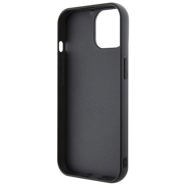 Karl Lagerfeld 3D Rubber Multi Logo case for iPhone 15 - black