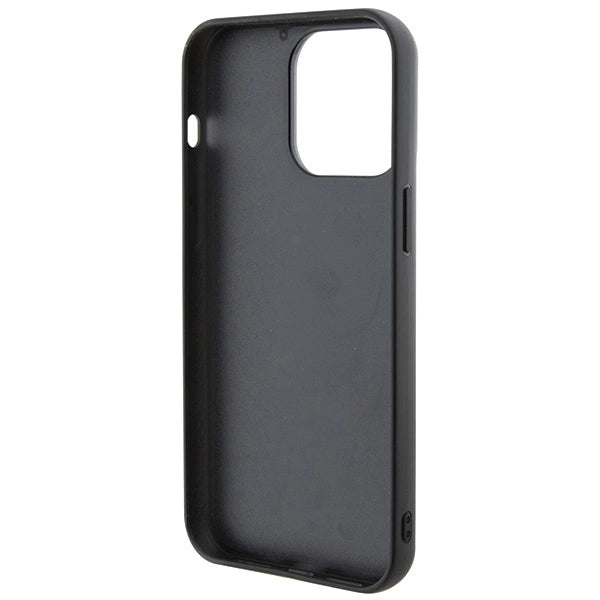 Karl Lagerfeld 3D Rubber Multi Logo case for iPhone 15 Pro Max - black