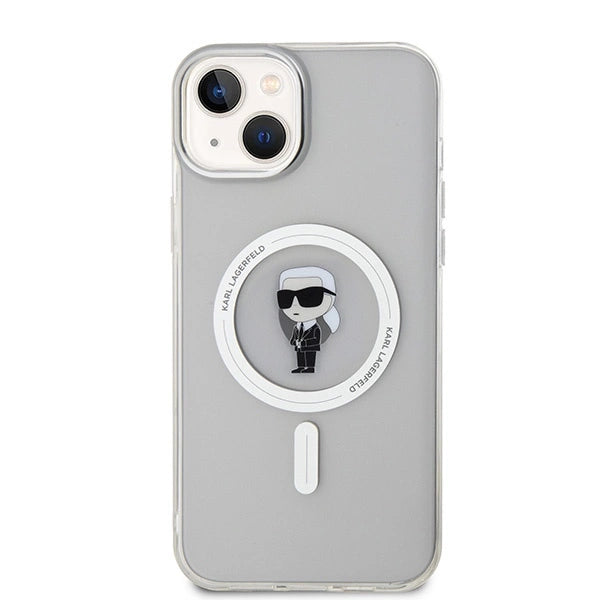 Karl Lagerfeld IML Ikonik MagSafe case for iPhone 15 Plus - transparent