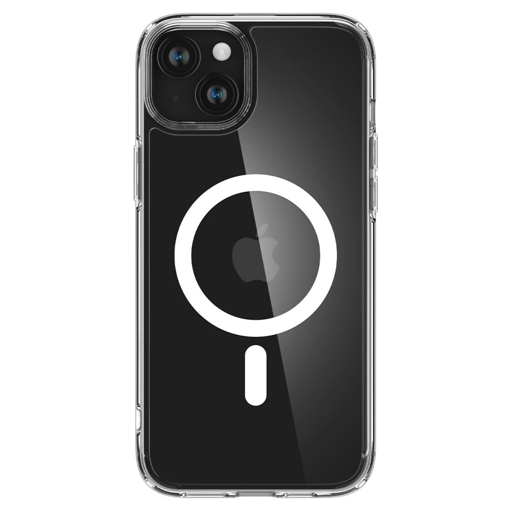 Spigen Ultra Hybrid Mag Case med MagSafe til iPhone 15 - hvid