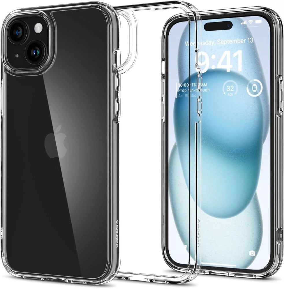 Spigen Ultra Hybrid iPhone 15 Case - klar