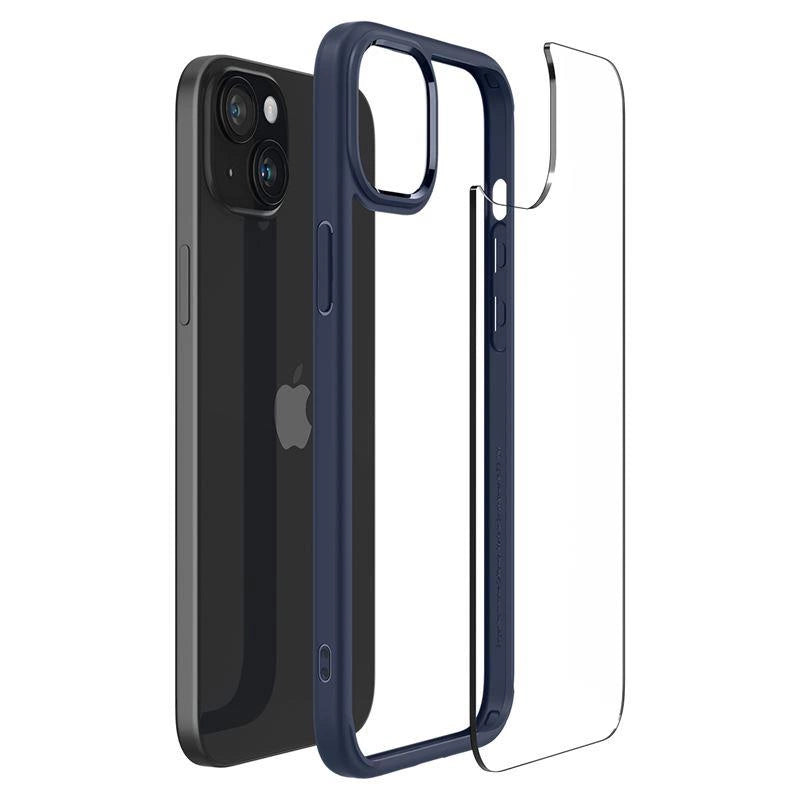 Spigen Ultra Hybrid iPhone 15 Plus-kasse - mørkblå