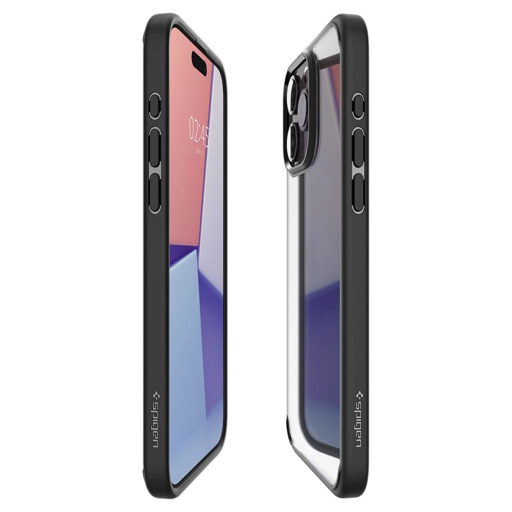 Spigen Ultra Hybrid iPhone 15 Pro Max - Matte sort