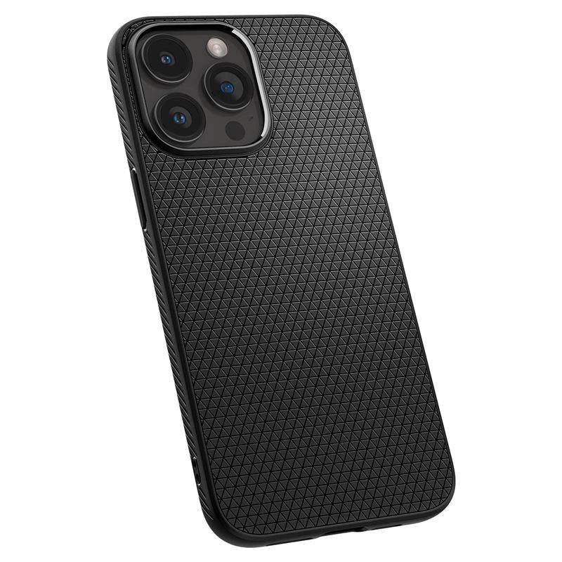 Spigen Liquid Air Case til iPhone 15 Pro Max - Matte Black