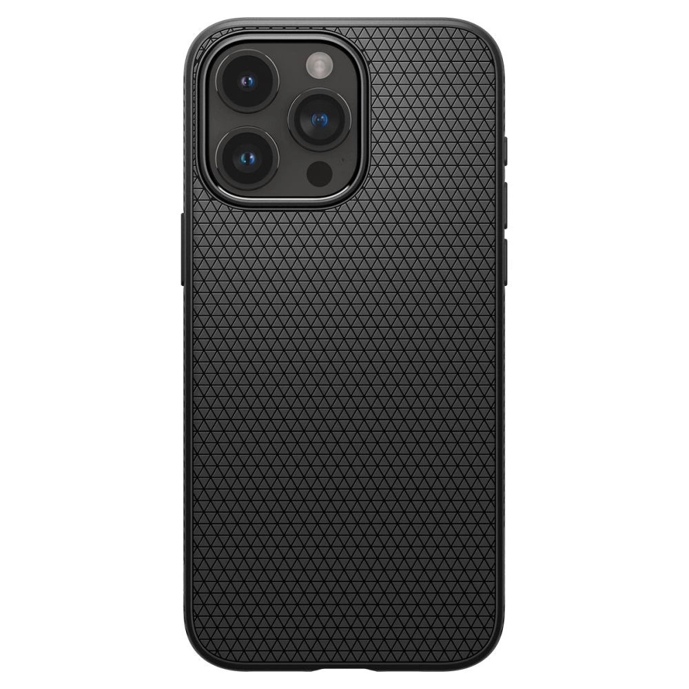 Spigen Liquid Air Case til iPhone 15 Pro Max - Matte Black