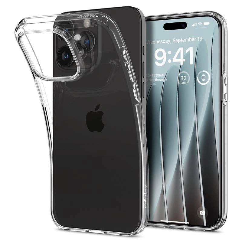 Spigen Crystal Flex Case til iPhone 15 Pro Max - klar