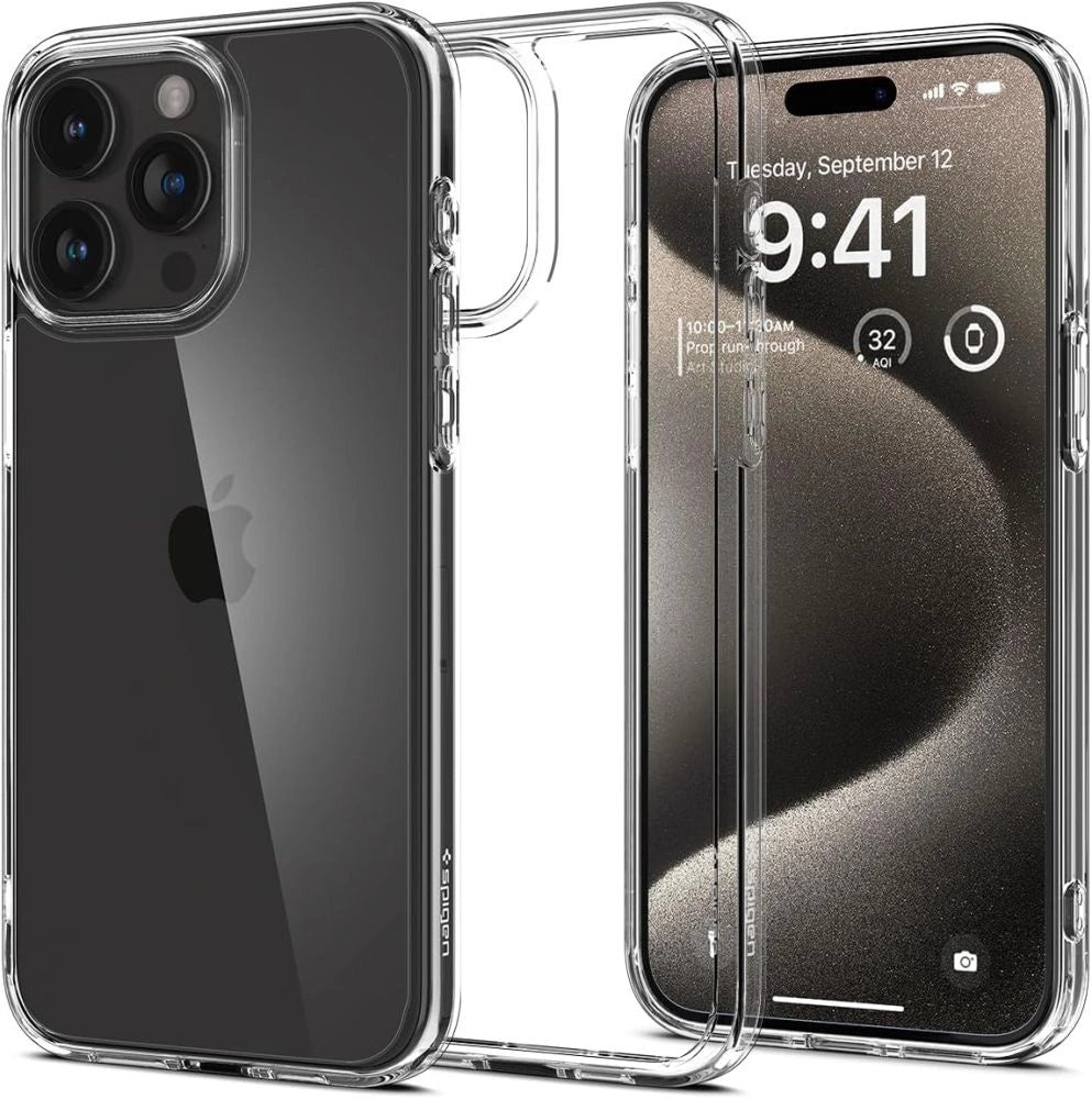 Spigen Ultra Hybrid Case til iPhone 15 Pro Max - klar
