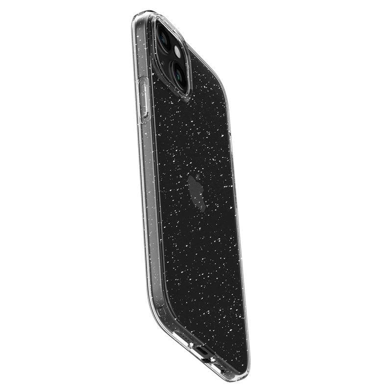 Spigen flydende krystal iPhone 15 Plus Case - Clear Glitter