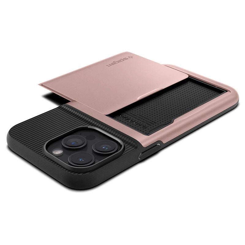 Spigen Slim Armor CS Case til iPhone 15 Pro Max - Pink