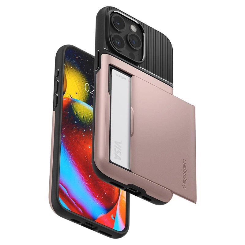 Spigen Slim Armor CS Case til iPhone 15 Pro Max - Pink