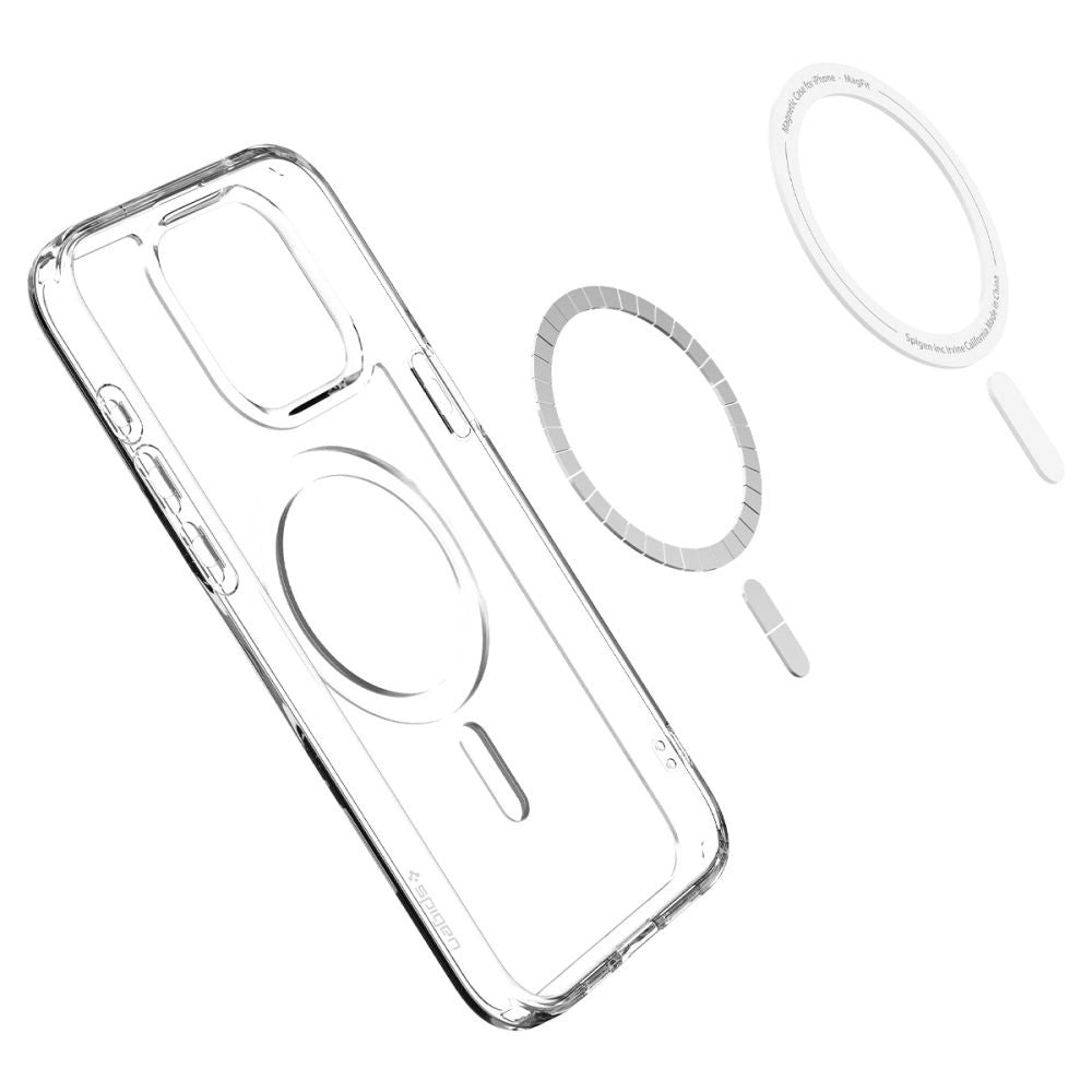 Spigen Ultra Hybrid Mag Case med MagSafe til iPhone 15 Pro - Clear Matte