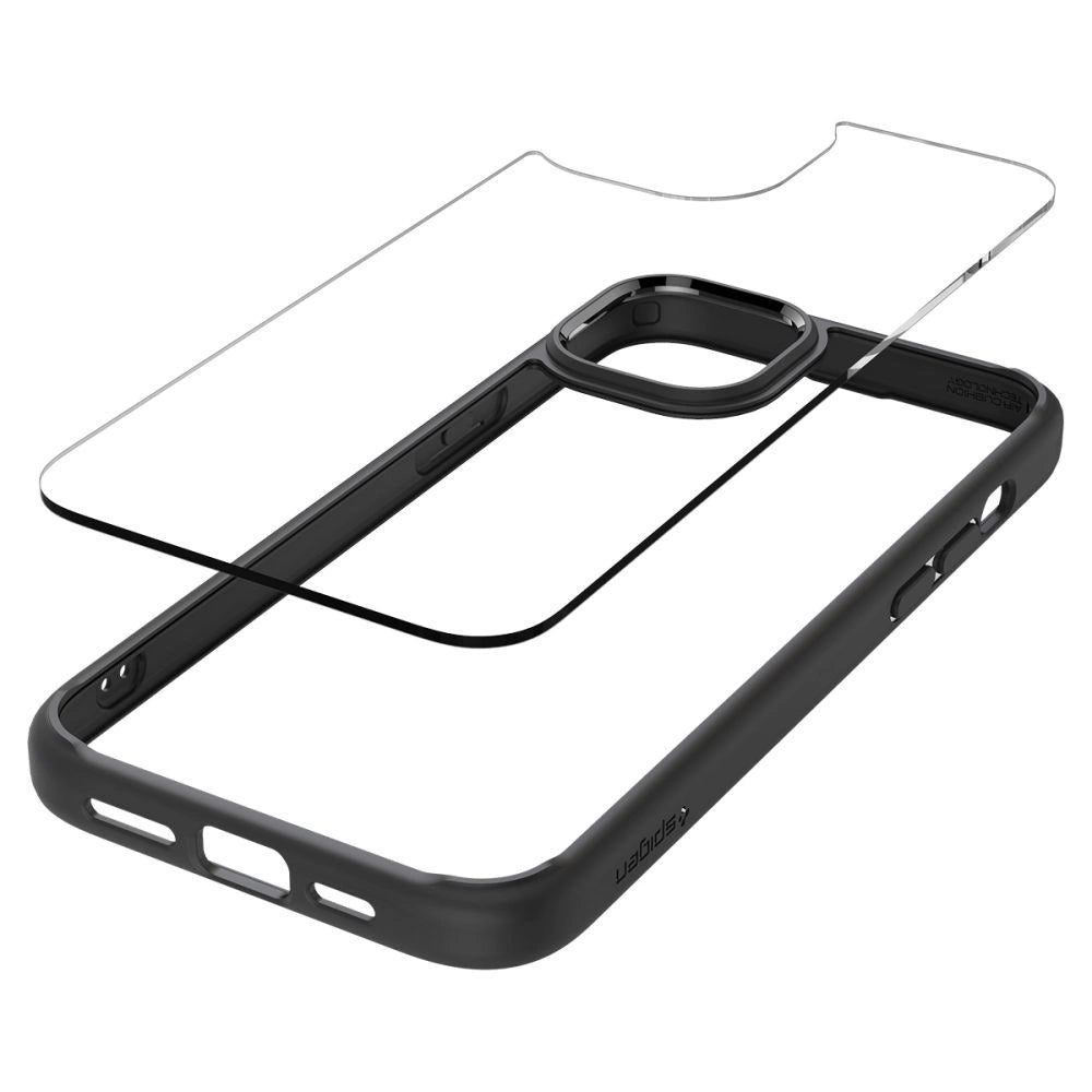 Spigen Ultra Hybrid iPhone 15 Case - Matte sort