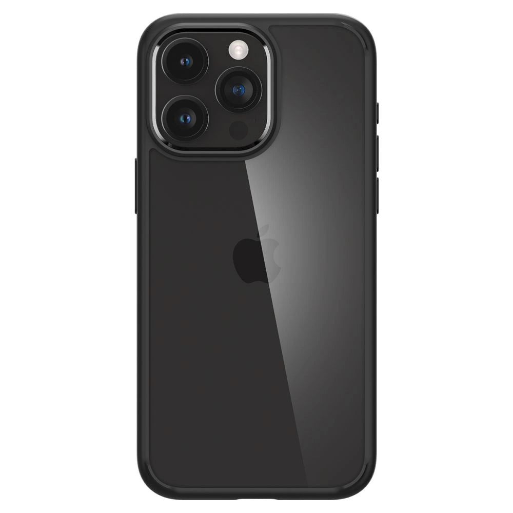 Spigen Ultra Hybrid iPhone 15 Pro Case - Matte sort