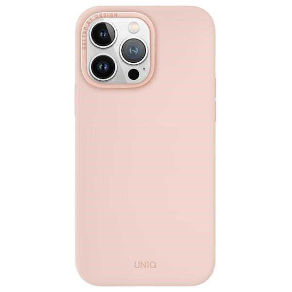 Uniq Lino Hue Magclick opladningsfoder til iPhone 15 Pro Max - lyserød
