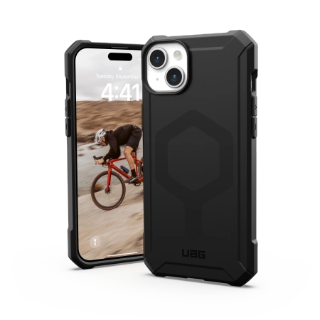 UAG Essential Armor MagSafe case for iPhone 15 Plus - black